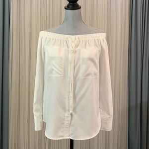 🟢3 items for $20——MOSSIMO top off shoulder button front pockets long sleeve sz 8